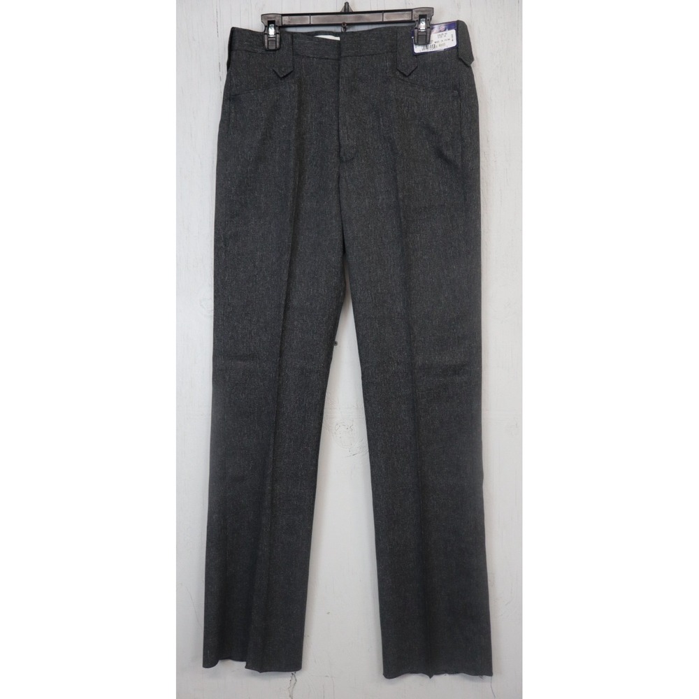Mens Circle S Ranch Pants 34x37 Unfinished Polyester Pants Vintage
